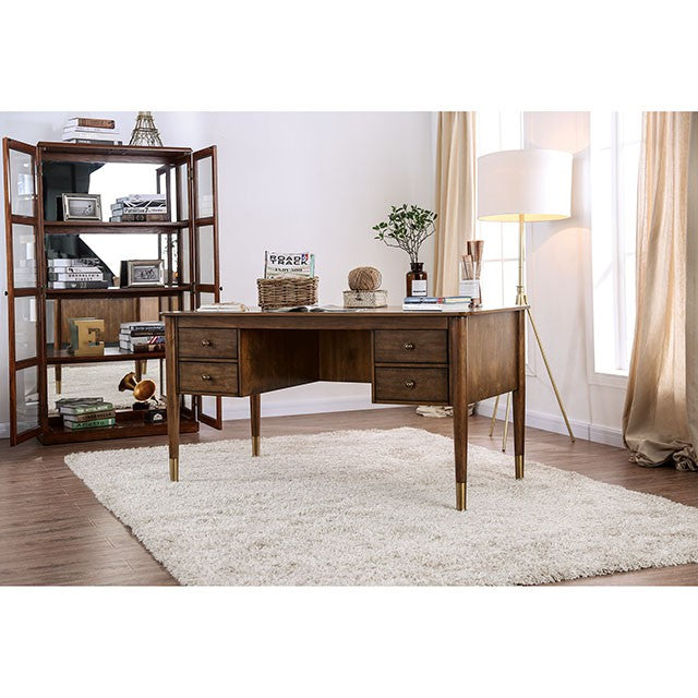 Reliance Antique Oak Desk - Imperial Furniture (Las Vegas, NV) - Multi Location