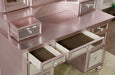 TRACY Rose Gold Vanity w/ Stool - Imperial Furniture (Las Vegas, NV) - Multi Location