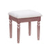 TRACY Rose Gold Vanity w/ Stool - Imperial Furniture (Las Vegas, NV) - Multi Location