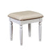 TRACY White Vanity w/ Stool - Imperial Furniture (Las Vegas, NV) - Multi Location