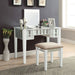 Joyce White Vanity w/ Stool - Imperial Furniture (Las Vegas, NV) - Multi Location