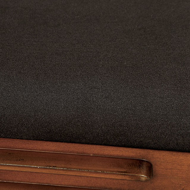 MELINA Brown Cherry/Black Arm Chair - Imperial Furniture (Las Vegas, NV) - Multi Location