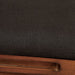 MELINA Brown Cherry/Black Arm Chair - Imperial Furniture (Las Vegas, NV) - Multi Location
