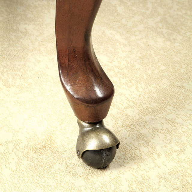 MELINA Brown Cherry/Black Arm Chair - Imperial Furniture (Las Vegas, NV) - Multi Location