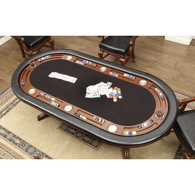 MELINA Brown Cherry Game Table - Imperial Furniture (Las Vegas, NV) - Multi Location
