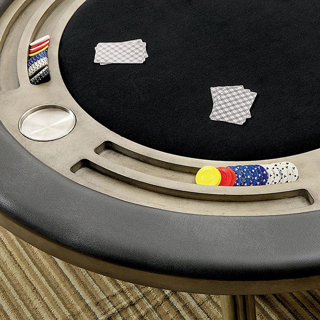MELINA Gray Game Table - Imperial Furniture (Las Vegas, NV) - Multi Location