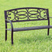 POTTER Black Patio Steel Bench - Imperial Furniture (Las Vegas, NV) - Multi Location