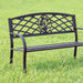 MINOT Black Patio Steel Bench - Imperial Furniture (Las Vegas, NV) - Multi Location