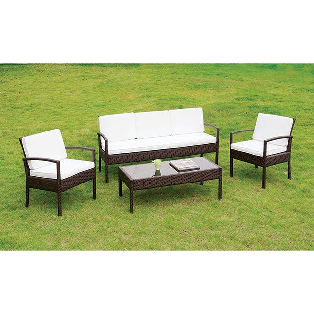 Makenna 4 Pc. Patio Seating Set - Imperial Furniture (Las Vegas, NV) - Multi Location