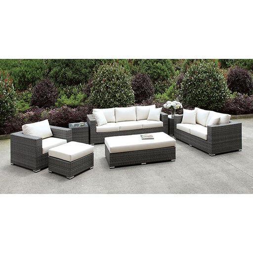 Somani 3 PC SET + 2 End TableS + Ottoman + BENCH - Imperial Furniture (Las Vegas, NV) - Multi Location