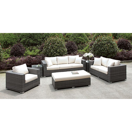 Somani 3 PC SET + BENCH + 2 End TableS - Imperial Furniture (Las Vegas, NV) - Multi Location