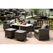 Nashira 6 Pc. Patio Dining Set - Imperial Furniture (Las Vegas, NV) - Multi Location