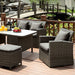 Nashira 6 Pc. Patio Dining Set - Imperial Furniture (Las Vegas, NV) - Multi Location