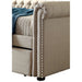 Leanna Daybed w Trundle Beige - Imperial Furniture (Las Vegas, NV) - Multi Location