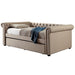Leanna Daybed w Trundle Beige - Imperial Furniture (Las Vegas, NV) - Multi Location