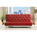 Farel Futon Sofa Red & White - Imperial Furniture (Las Vegas, NV) - Multi Location