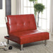 Bulle Chair Grey & Red - Imperial Furniture (Las Vegas, NV) - Multi Location