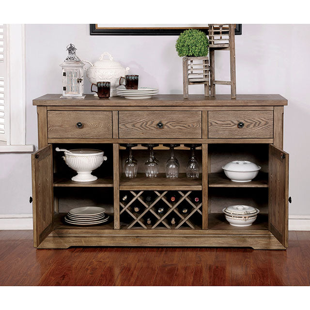 Julia Light Oak Server - Imperial Furniture (Las Vegas, NV) - Multi Location