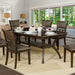 Holly Satin Walnut Dining Table - Imperial Furniture (Las Vegas, NV) - Multi Location
