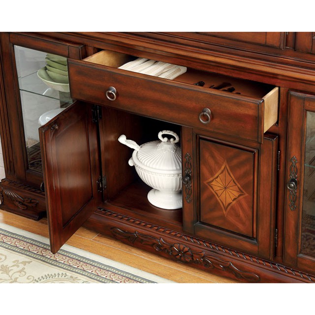 PETERSBURG I Cherry Dining Table w/ 1 X 18" Leaf - Imperial Furniture (Las Vegas, NV) - Multi Location
