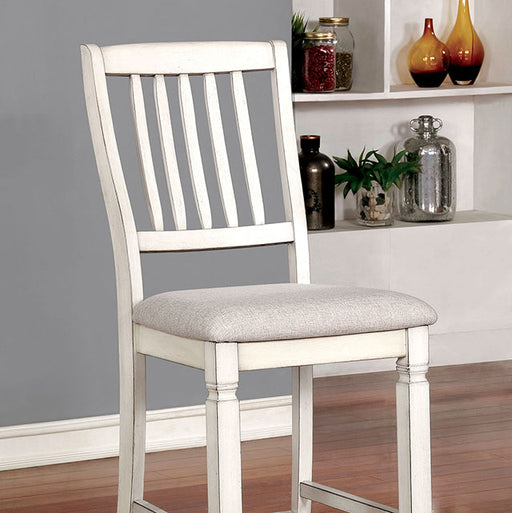 Kaliyah Antique White Counter Ht. Chair (2/CTN) - Imperial Furniture (Las Vegas, NV) - Multi Location