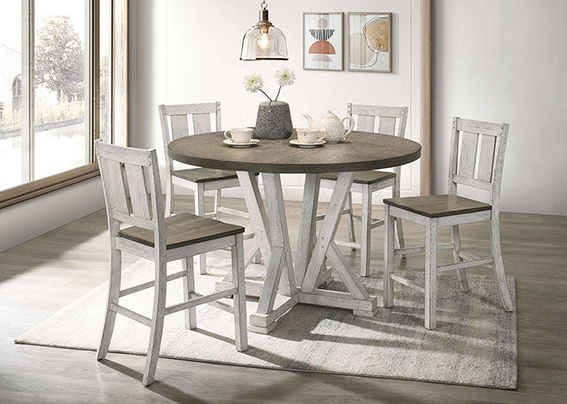 Dakota 5 Pc Counter Ht Table Set - Imperial Furniture (Las Vegas, NV) - Multi Location
