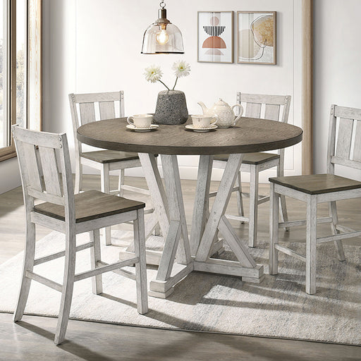 Dakota 5 Pc Counter Ht Table Set - Imperial Furniture (Las Vegas, NV) - Multi Location