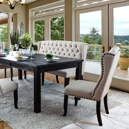 Sania 7 Pc Dining Table Set Solid Wood - Imperial Furniture (Las Vegas, NV) - Multi Location
