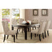 Sania 7 Pc Dining Table Set Black - Imperial Furniture (Las Vegas, NV) - Multi Location