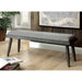 Vilhelm I Gray Bench - Imperial Furniture (Las Vegas, NV) - Multi Location