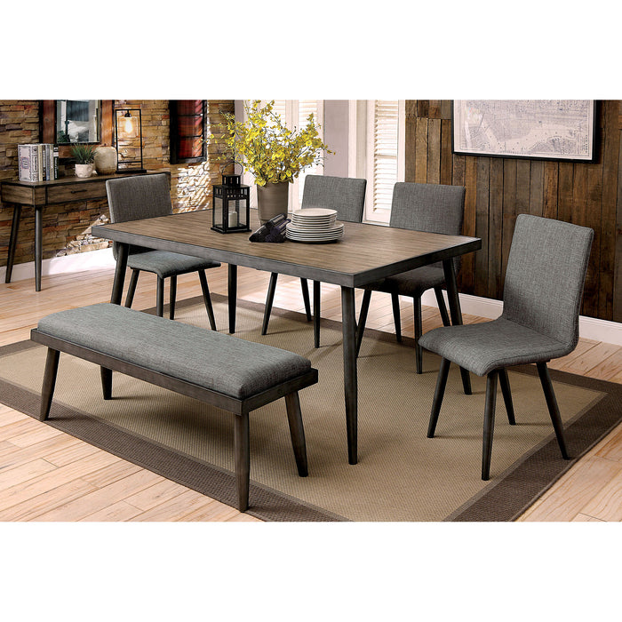 Vilhelm I Gray Bench - Imperial Furniture (Las Vegas, NV) - Multi Location