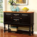 MAYVILLE Black/Antique Oak Server - Imperial Furniture (Las Vegas, NV) - Multi Location