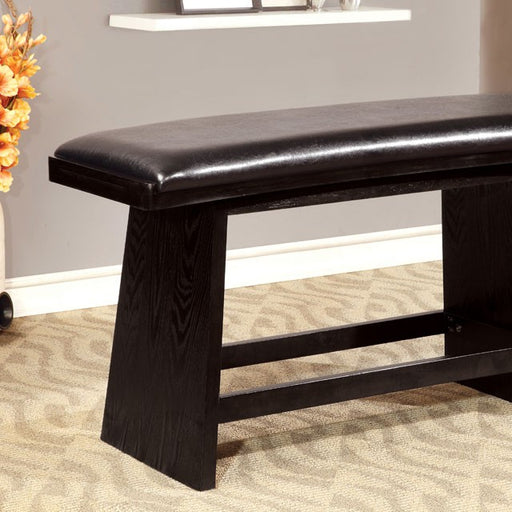 HURLEY Black Counter Ht. Bench - Imperial Furniture (Las Vegas, NV) - Multi Location