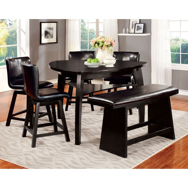 Hurley 7 Pc Counter Ht Table Set - Imperial Furniture (Las Vegas, NV) - Multi Location