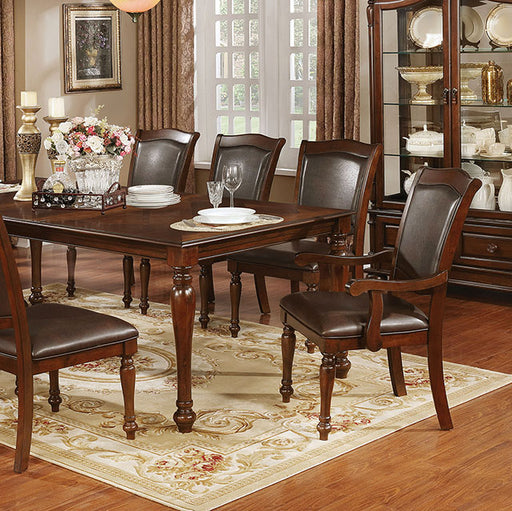 Sylvana Brown Cherry Dining Table - Imperial Furniture (Las Vegas, NV) - Multi Location