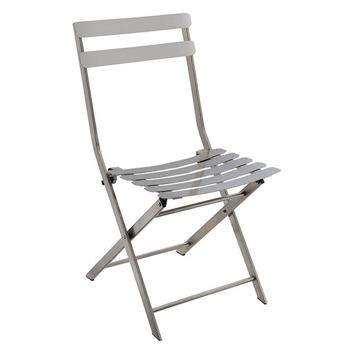 Lilah Stainless Folding Chair (2/Ctn) - Imperial Furniture (Las Vegas, NV) - Multi Location