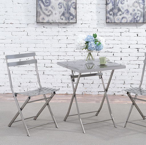 Lilah Stainless Folding Table - Imperial Furniture (Las Vegas, NV) - Multi Location