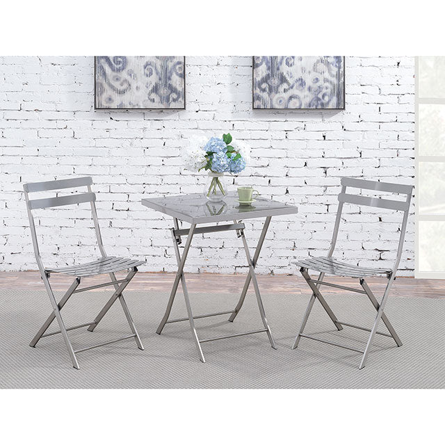 Lilah Stainless Folding Table - Imperial Furniture (Las Vegas, NV) - Multi Location