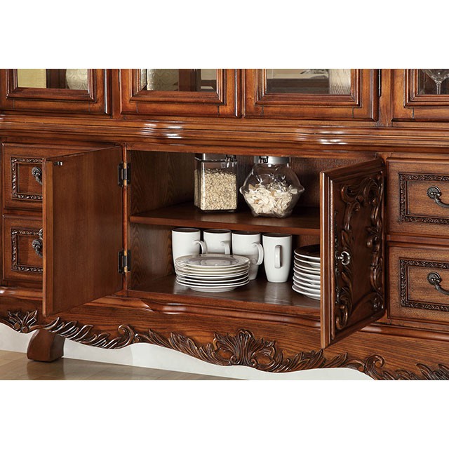 Medieve Antique Oak Hutch & Buffet - Imperial Furniture (Las Vegas, NV) - Multi Location