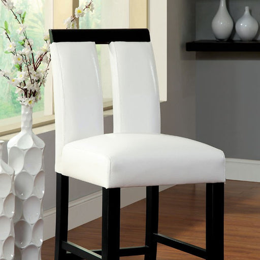 LUMINAR II Black/White Counter Ht. Chair (2/CTN) - Imperial Furniture (Las Vegas, NV) - Multi Location