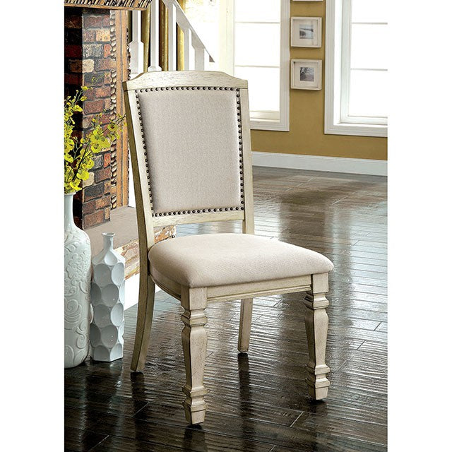 HOLCROFT Antique White/Ivory Side Chair (2/CTN) - Imperial Furniture (Las Vegas, NV) - Multi Location