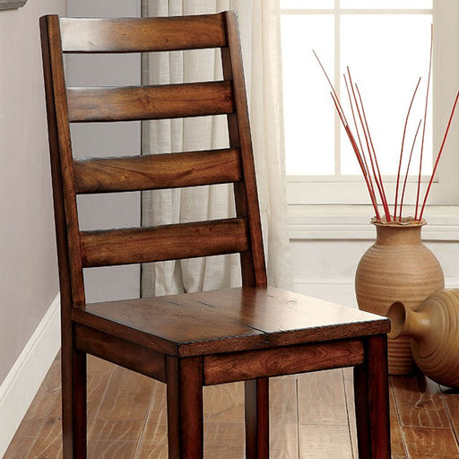MADDISON Tobacco Oak Side Chair (2/CTN) - Imperial Furniture (Las Vegas, NV) - Multi Location