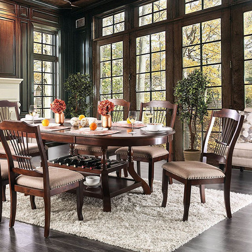Jordyn Brown Cherry Dining Table - Imperial Furniture (Las Vegas, NV) - Multi Location
