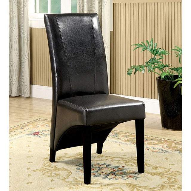 Mauna Black Round Dining Table - Imperial Furniture (Las Vegas, NV) - Multi Location