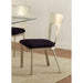 NOVA Silver/Black Side Chair (2/CTN) - Imperial Furniture (Las Vegas, NV) - Multi Location