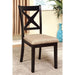 Liberta Dark Oak/Black Dining Table - Imperial Furniture (Las Vegas, NV) - Multi Location