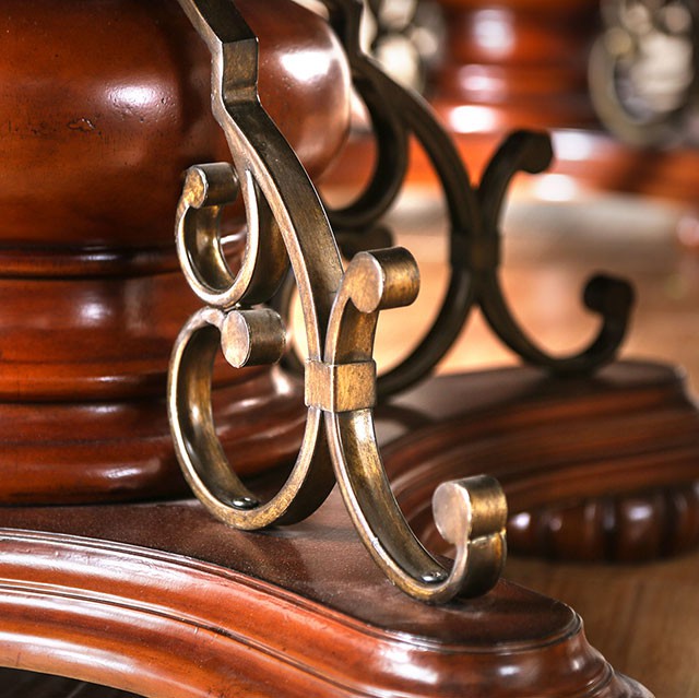 Lucie Brown Cherry Dining Table - Imperial Furniture (Las Vegas, NV) - Multi Location