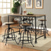 SILVIA I Medium Oak Counter Ht. Stool (2/CTN) - Imperial Furniture (Las Vegas, NV) - Multi Location