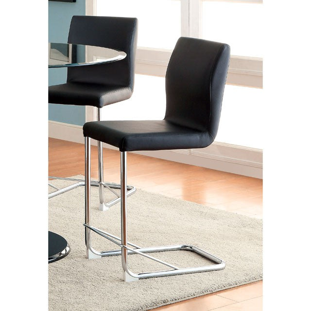 LODIA II Black Counter Ht. Chair - Imperial Furniture (Las Vegas, NV) - Multi Location