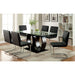 Lodia 7 Pc Dining Table Set Black - Imperial Furniture (Las Vegas, NV) - Multi Location